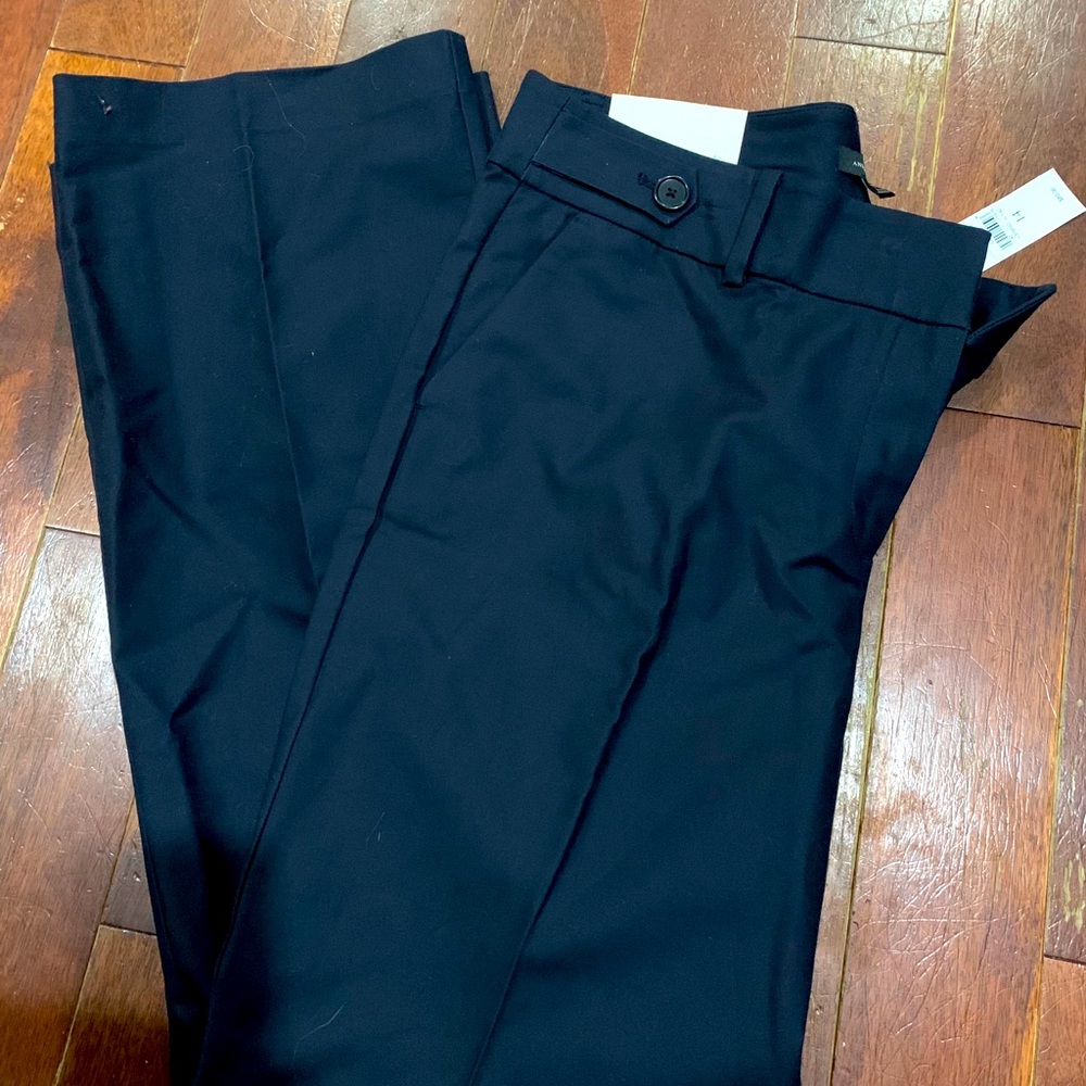 Ann Taylor Kate flare leg navy pants